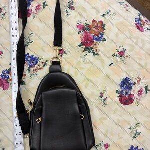 Elegant Black Women's Sling Bag